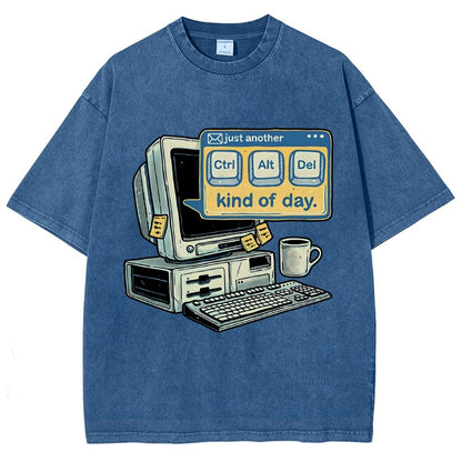 Just Another day Vintage Distressed T-shirt