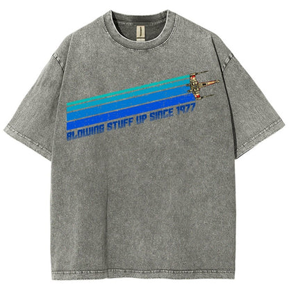 Blowing Stuff Up Since 1977 Vintage Distressed T-shirt
