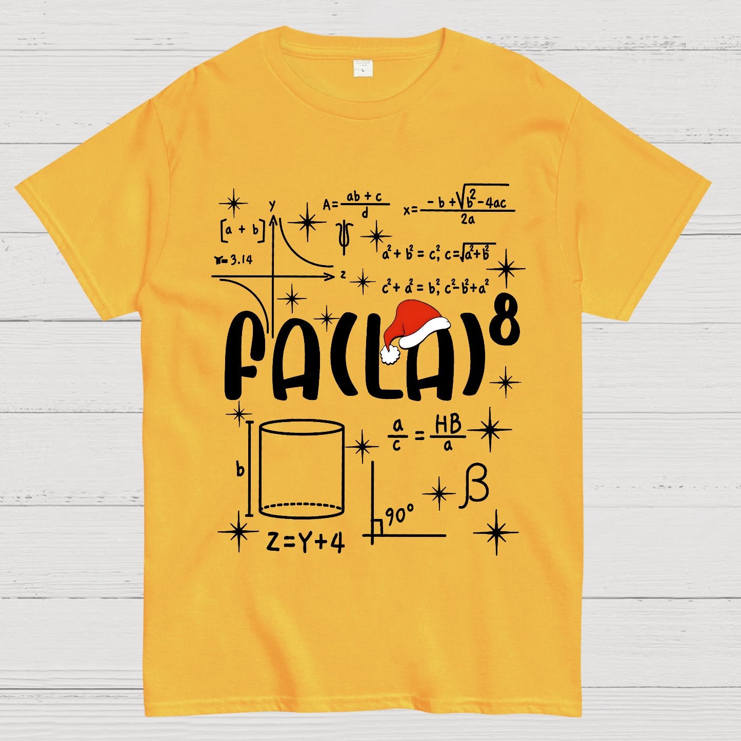 Christmas Math Fa La La Geek T-Shirt