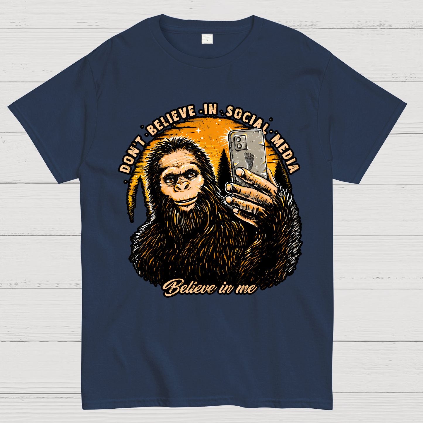 Don't Believe In Social Media Believe In Me Geek T-Shirt