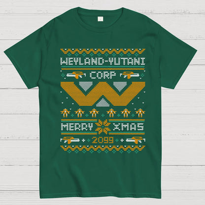 Happy Alien Xmas Geek T-Shirt