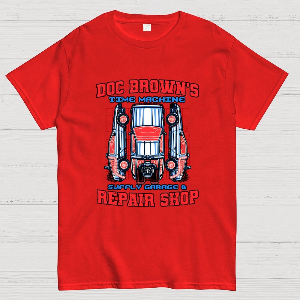 Time Machine Repair Shop Geek T-Shirt