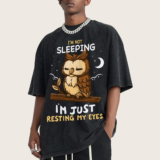 Just Resting My Eyes Vintage Distressed T-shirt