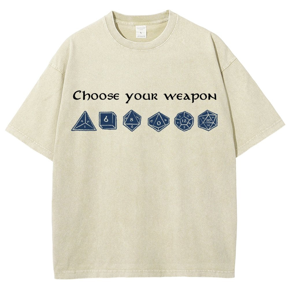 Choose your weapon Vintage Distressed T-shirt