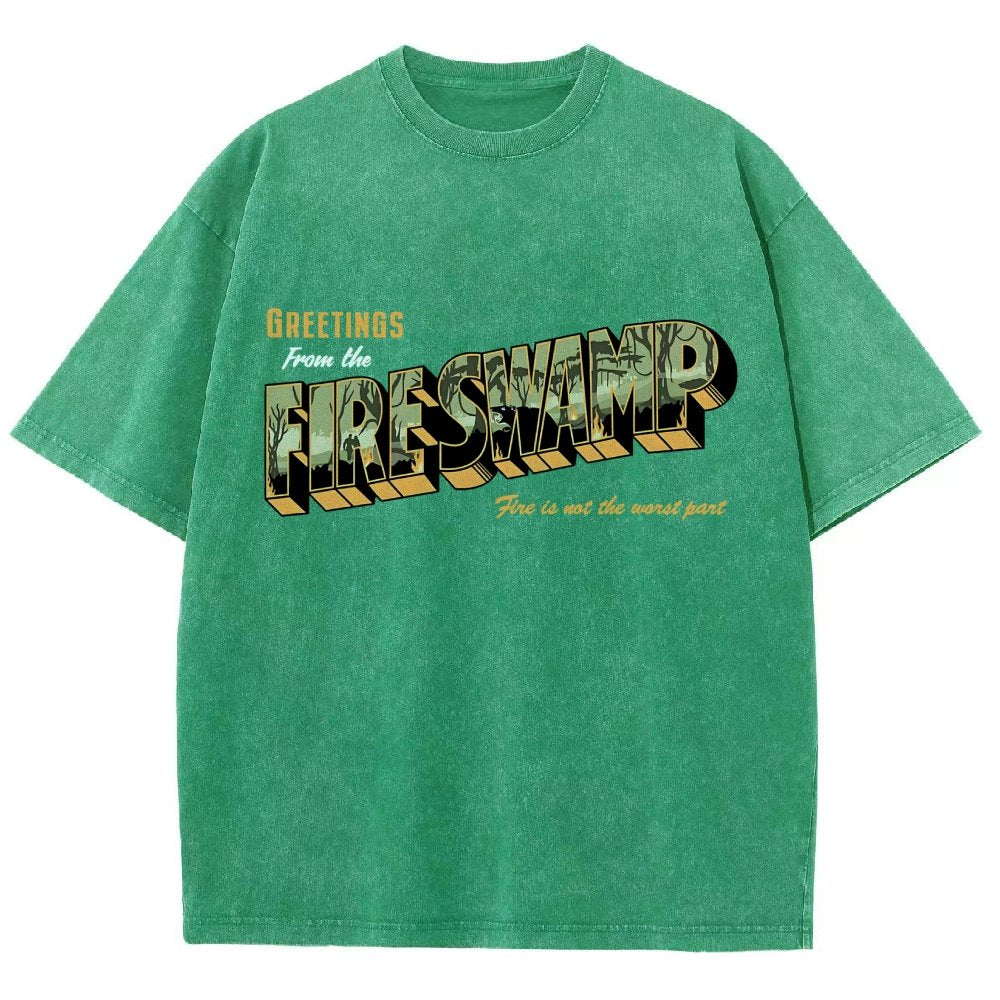Greetings From The Mystic Swamp Vintage Distressed T-shirt