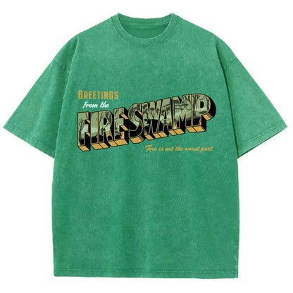 Greetings From The Mystic Swamp Vintage Distressed T-shirt