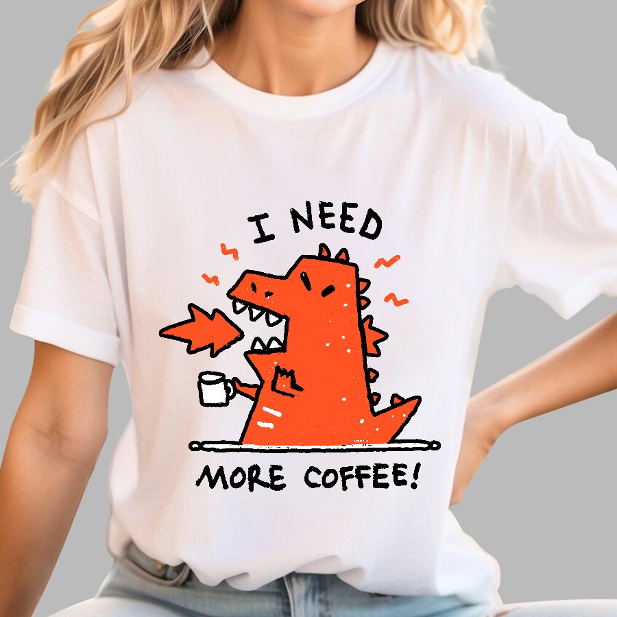 I Need Coffee Geek T-Shirt