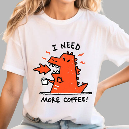 I Need Coffee Geek T-Shirt