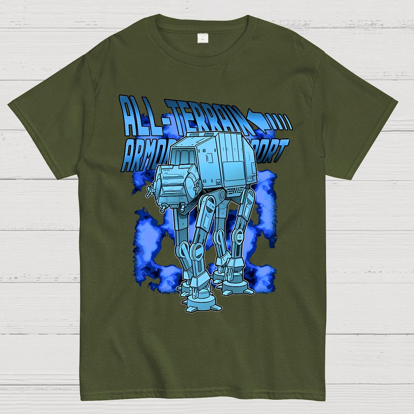 Mega Terrain Mecha Transport Geek T-Shirt