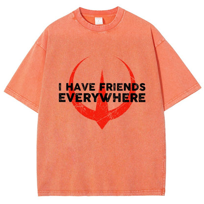 I Have Friends Everywhere Vintage Distressed T-shirt