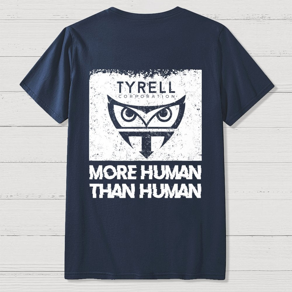 More Human Than Human Front And Back Printing Geek T-Shirt