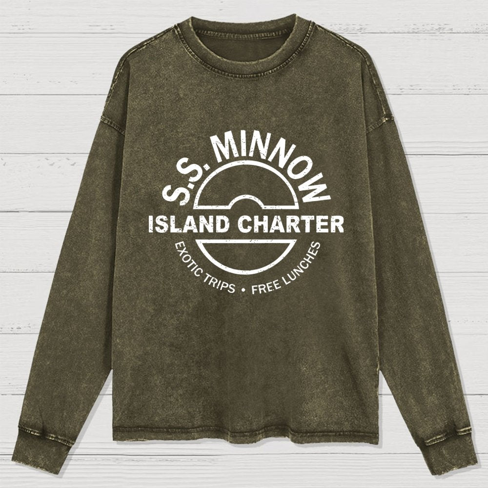 Ocean Explorer Washed Long Sleeve Tee