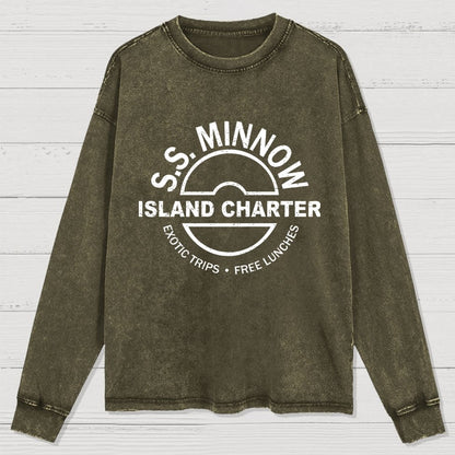 Ocean Explorer Washed Long Sleeve Tee