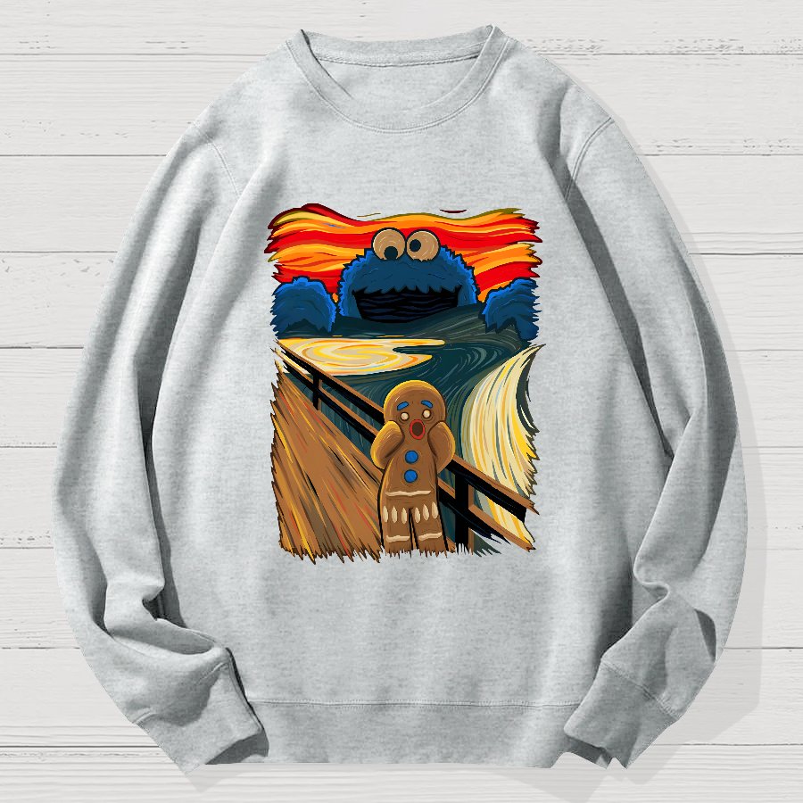 The Cookie Muncher Geek Cotton Sweatshirt