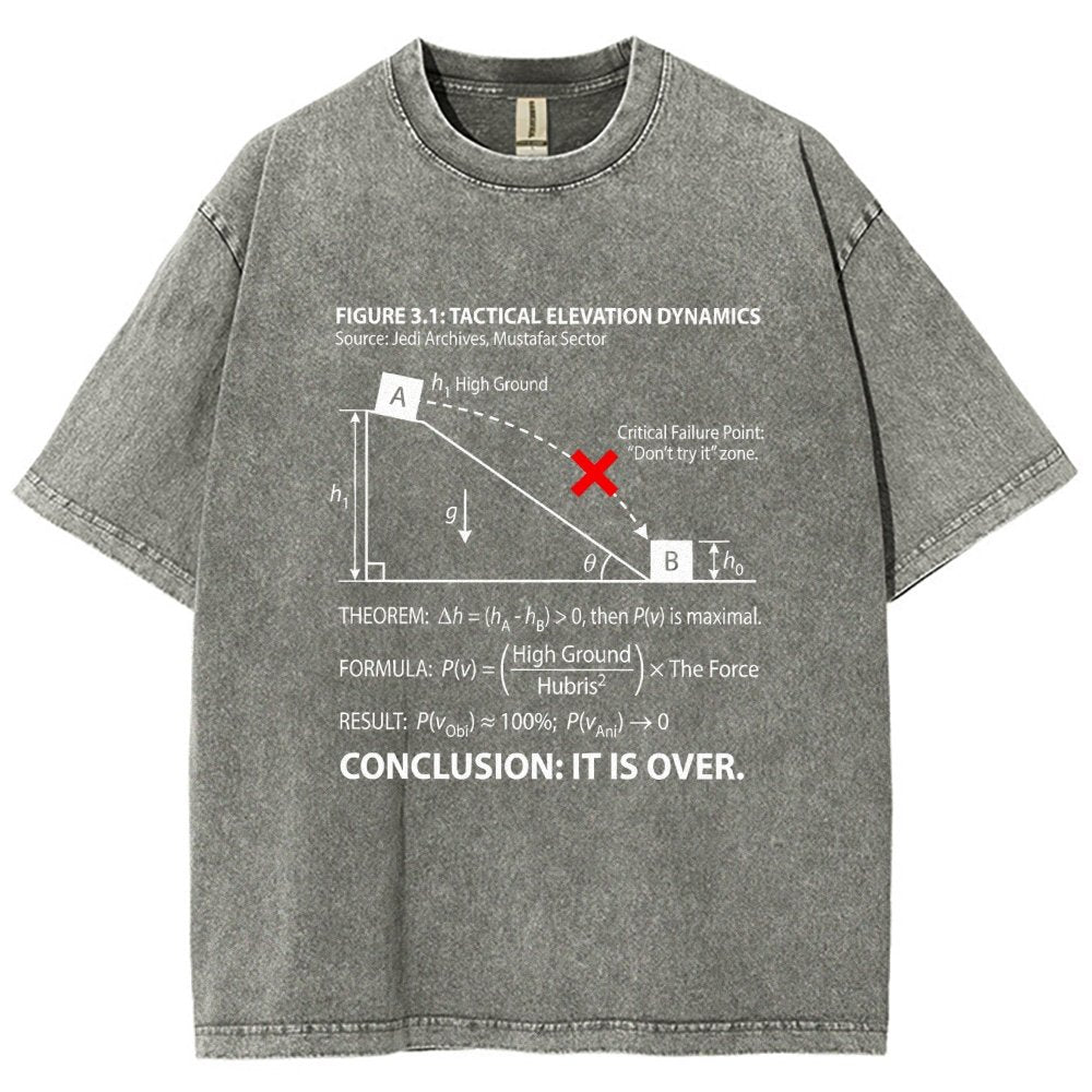 It Is Over Art Print Vintage Distressed T-shirt