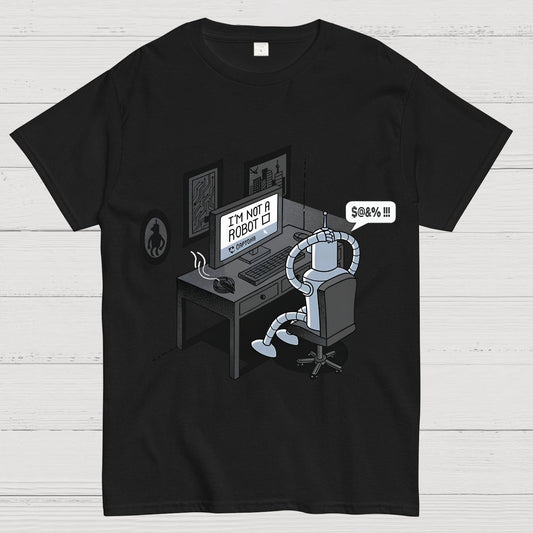 I'm Not A Robot Geek T-Shirt