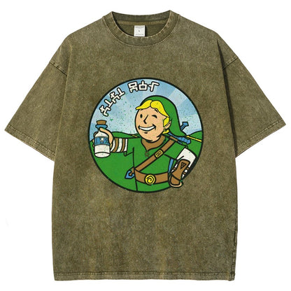 Mystic Milk Vintage Distressed T-shirt