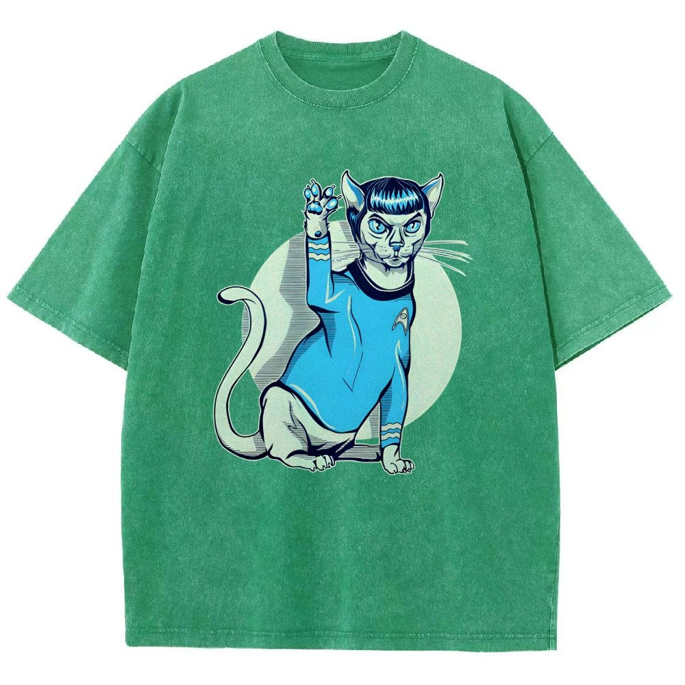 Nap Long and Pros-Purr Vintage Distressed T-shirt
