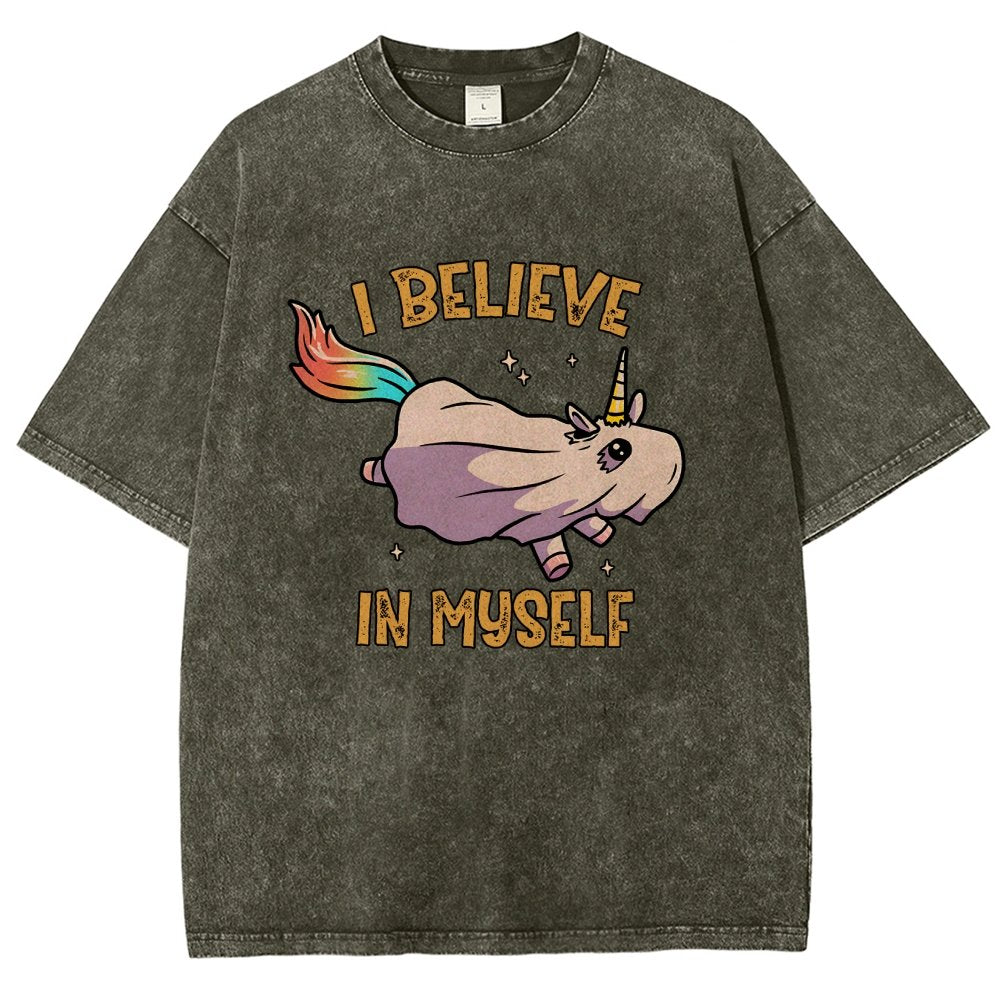 I Believe In Myself Vintage Distressed T-shirt