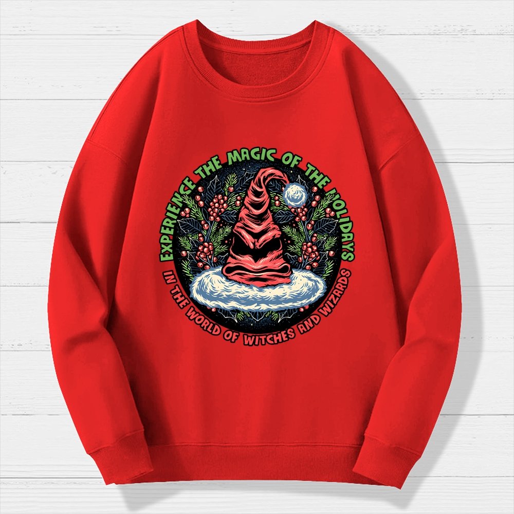 Magic of the Holidays Geek Cotton Sweatshirt