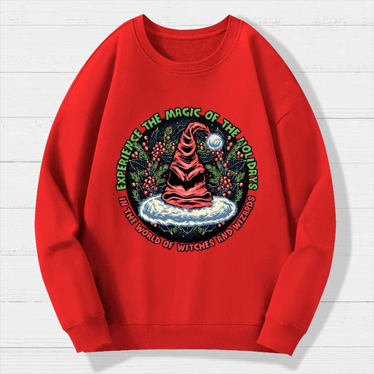 Magic of the Holidays Geek Cotton Sweatshirt