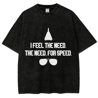 I Feel The Need… The Need For Speed! Vintage Distressed T-shirt