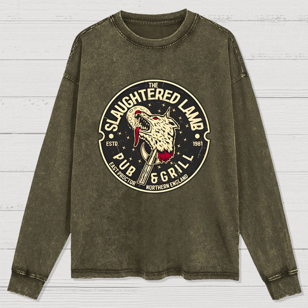 The Slaughtered Lamb Washed Long Sleeve Tee