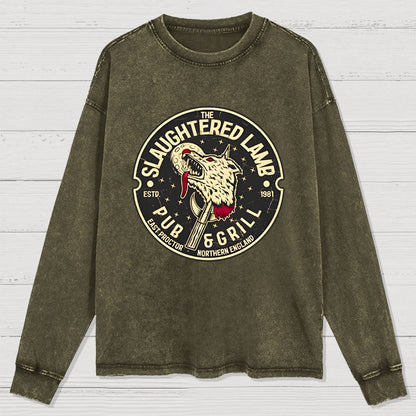 The Slaughtered Lamb Washed Long Sleeve Tee