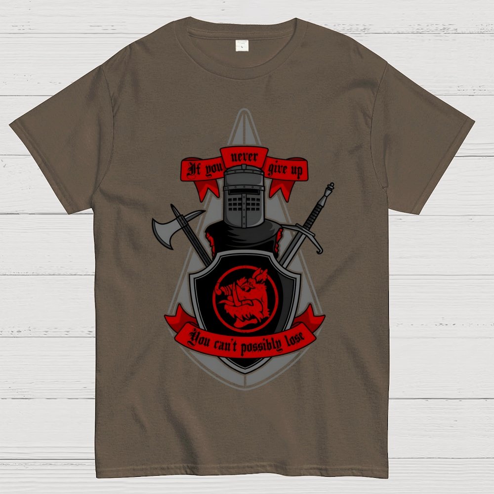 Never Give Up Geek T-Shirt