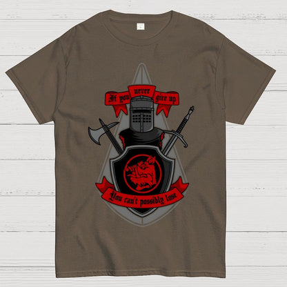 Never Give Up Geek T-Shirt