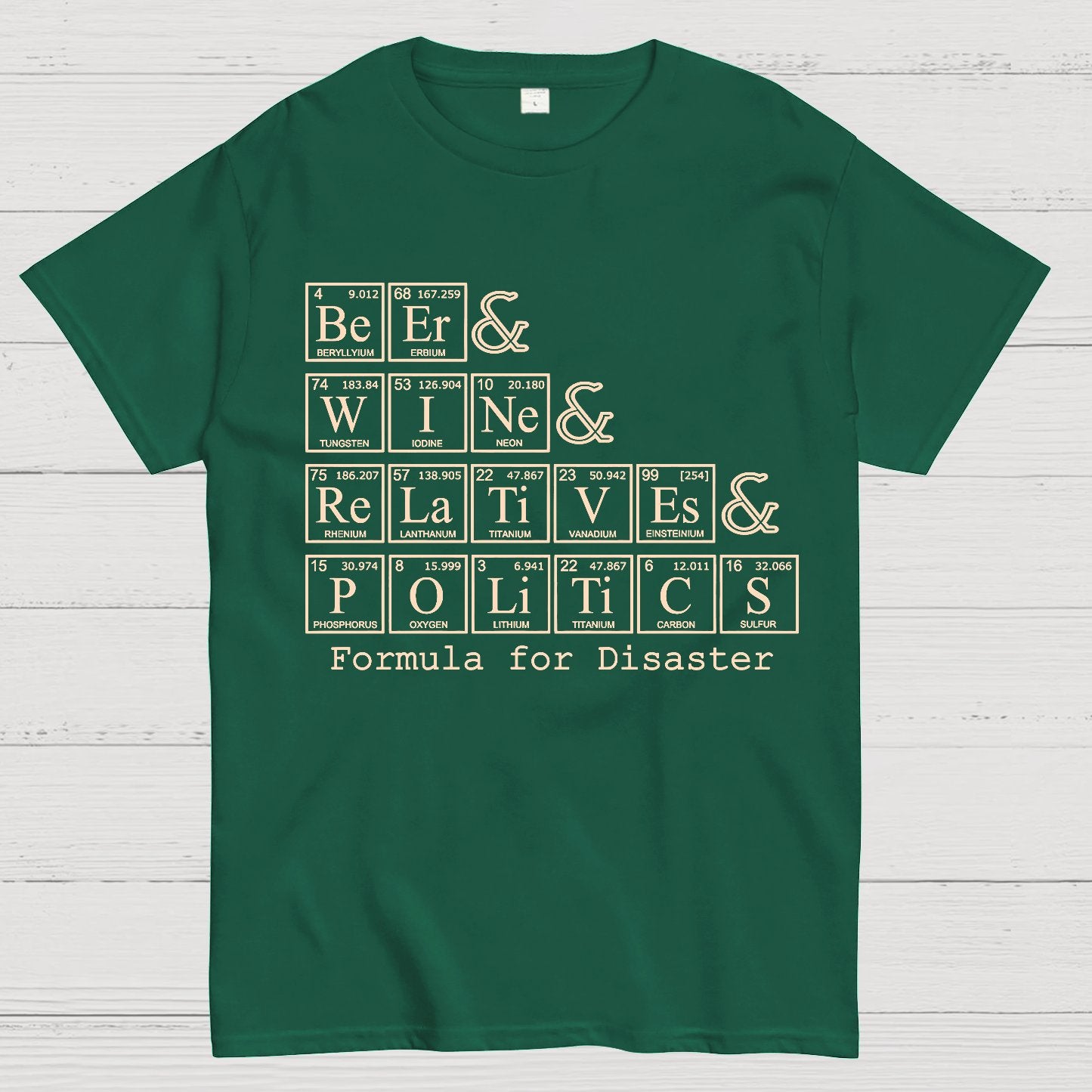 Formula For Disaster Geek T-Shirt