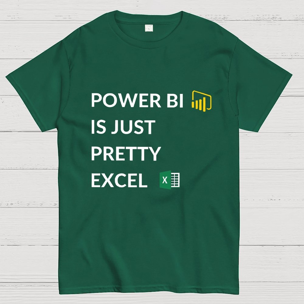 Excel VS Power BI Unisex Geek T-Shirt
