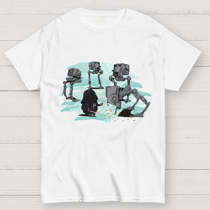 Das Feeds The Robotic Bird Geek T-Shirt