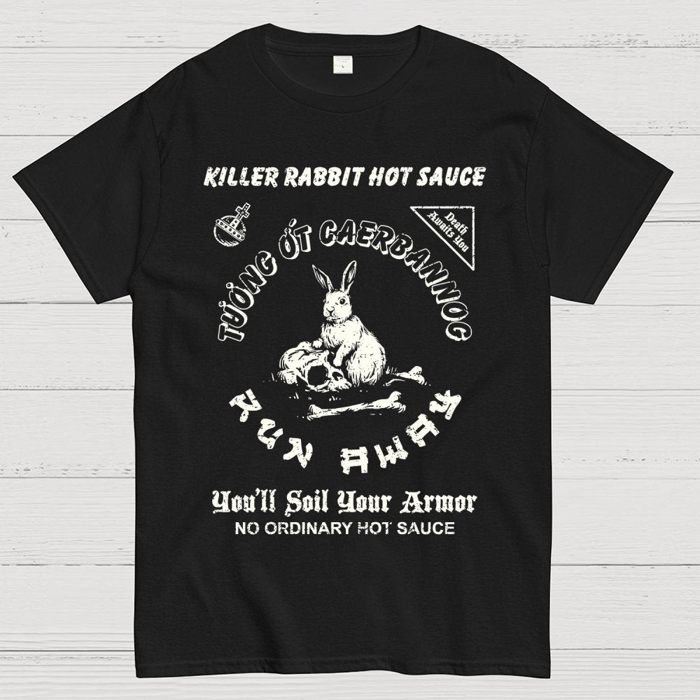 Killer Rabbit Hot Sauce Geek T-Shirt