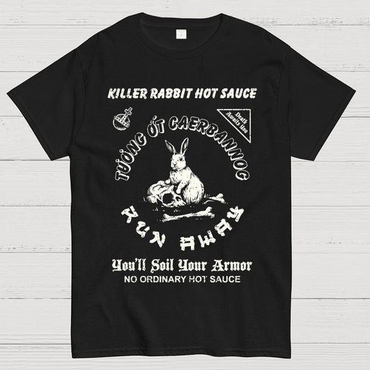 Killer Rabbit Hot Sauce Geek T-Shirt