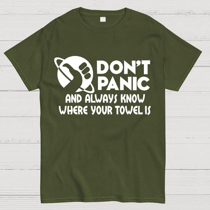 Don't Panic Geek T-Shirt
