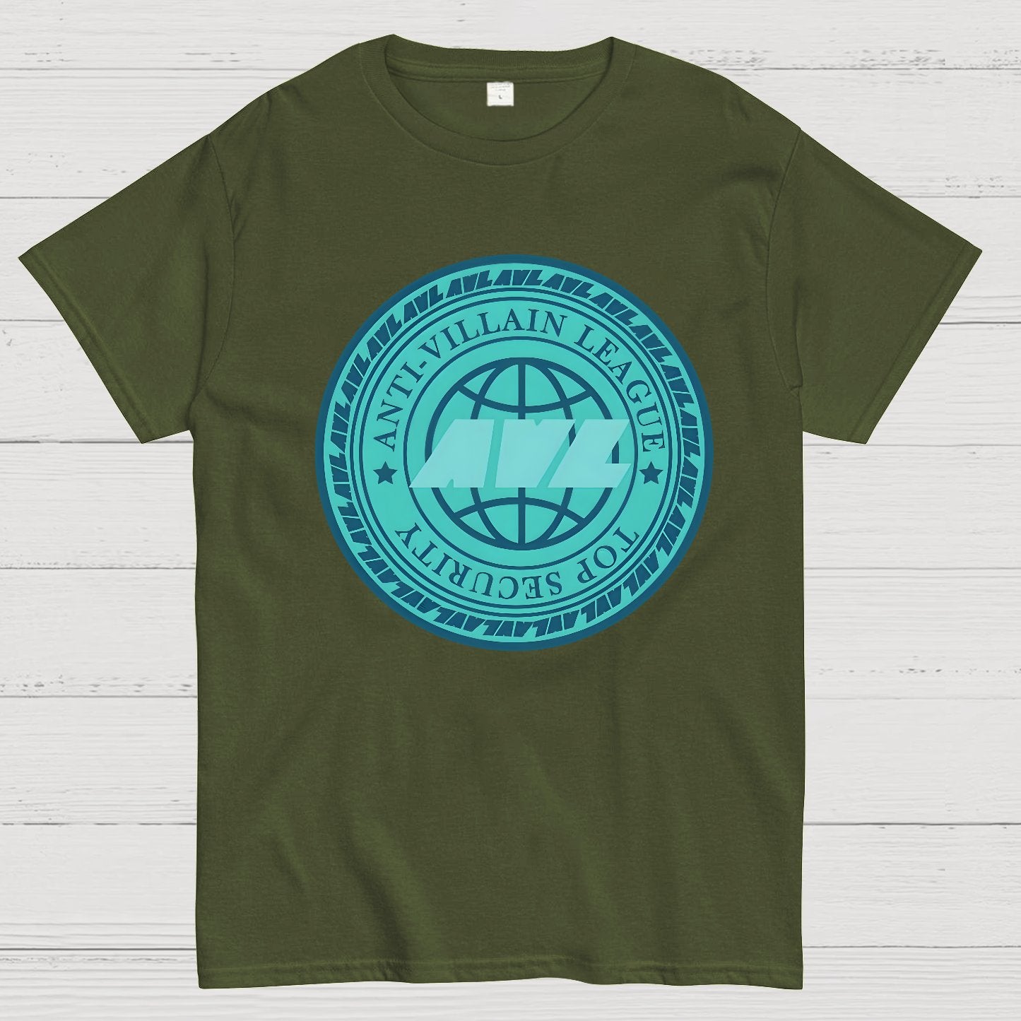 Anti-Villain League Geek T-Shirt