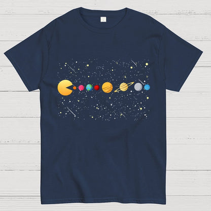 Funny Solar System - Astronauts Space Video Games Geek T-Shirt