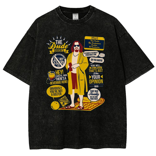The Dude Quotes Vintage Distressed T-shirt
