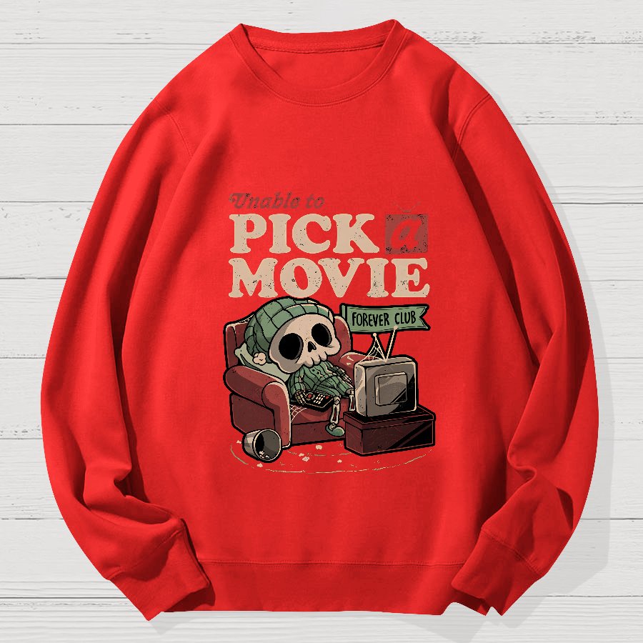 Pick Movie Geek Cotton Sweatshirt