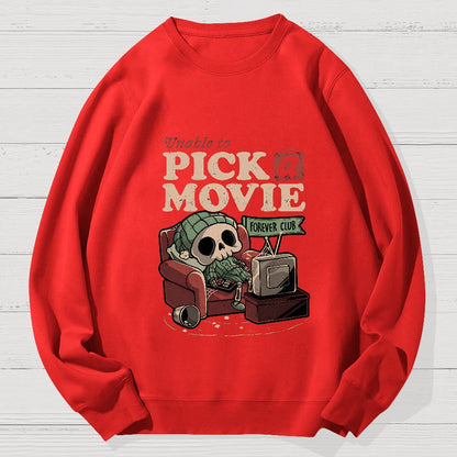 Pick Movie Geek Cotton Sweatshirt