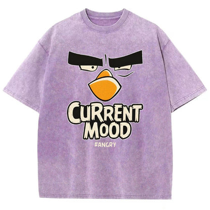 Current Mood Angry Funny Vintage Distressed T-shirt
