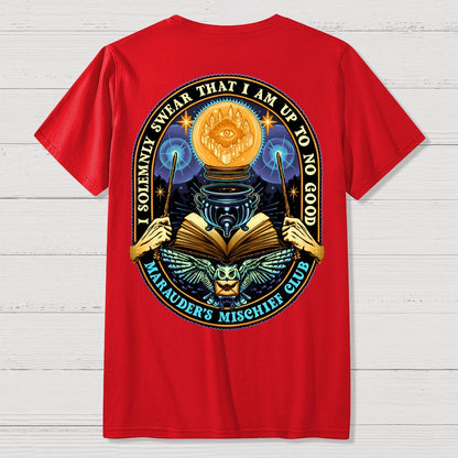 Mischief Club Front And Back Printing Geek T-Shirt