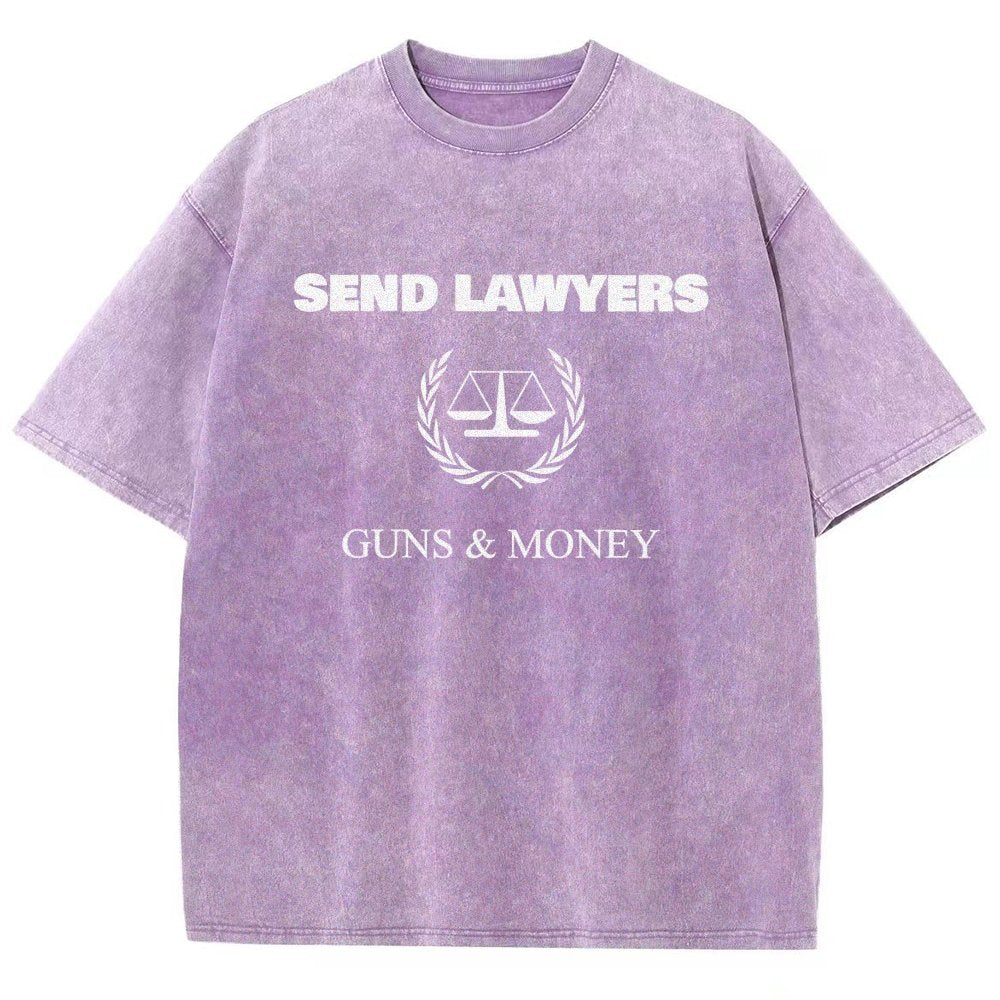 Send Lawyers Guns And Money Vintage Distressed T-shirt