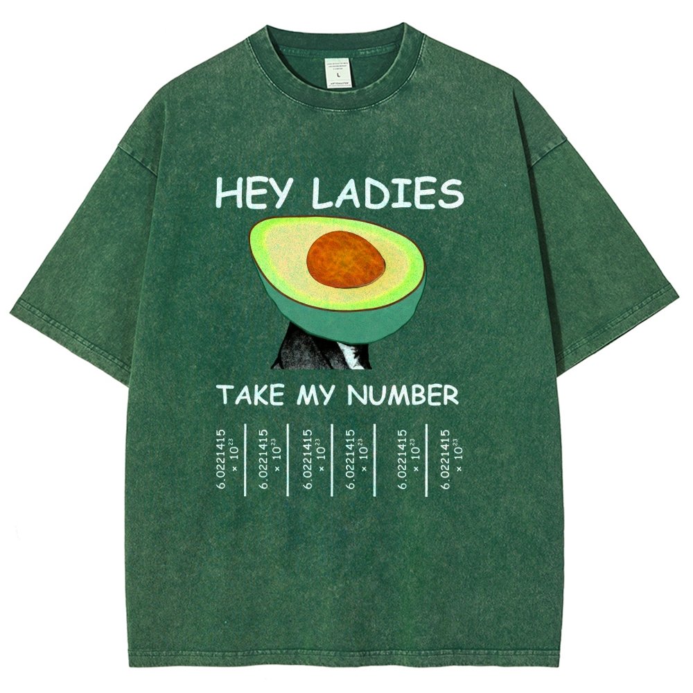 Avocadro - Funny Avogadro's Number Vintage Distressed T-shirt