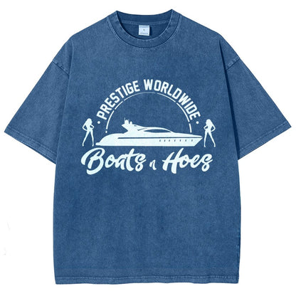 Boats 'n Hoes Vintage Distressed T-shirt