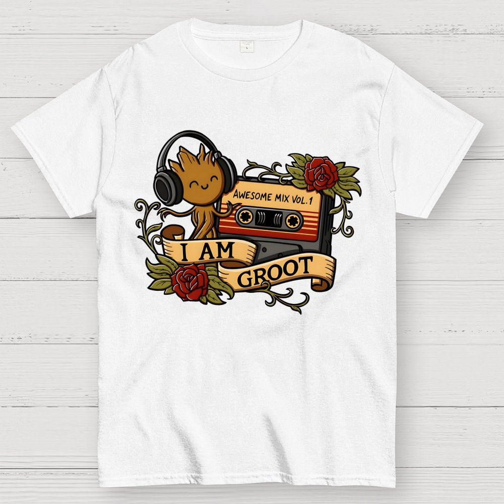 Awesome Mix Tape Tattoo Geek T-Shirt