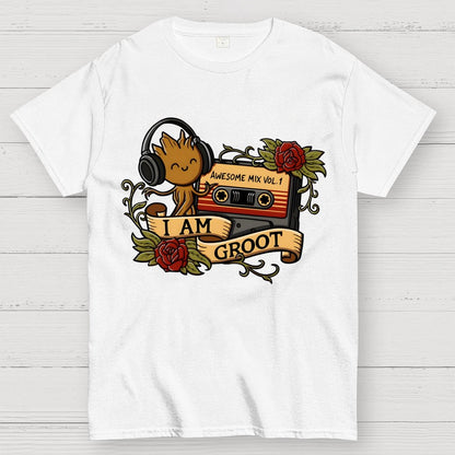 Awesome Mix Tape Tattoo Geek T-Shirt