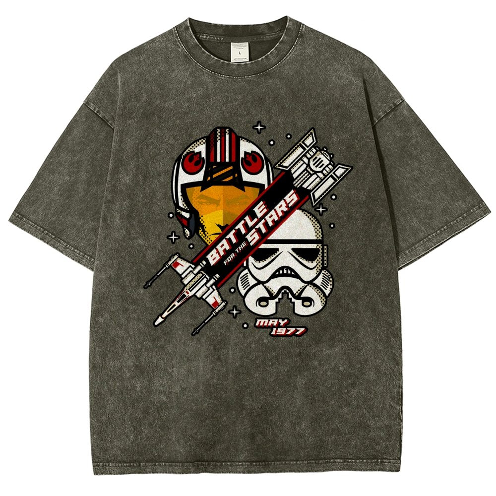 Battle for the Stars Vintage Distressed T-shirt