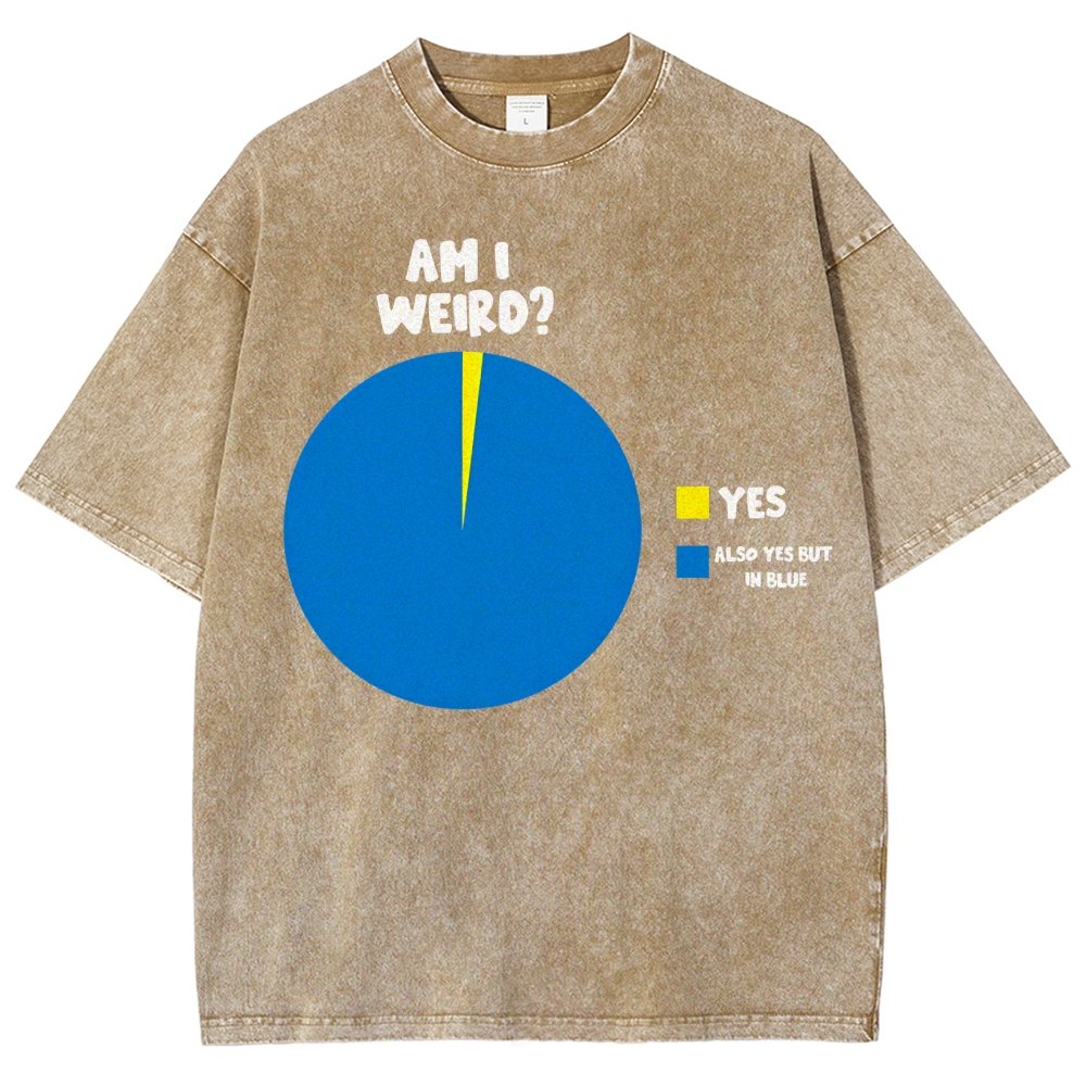 Yes But In Blue Vintage Distressed T-shirt
